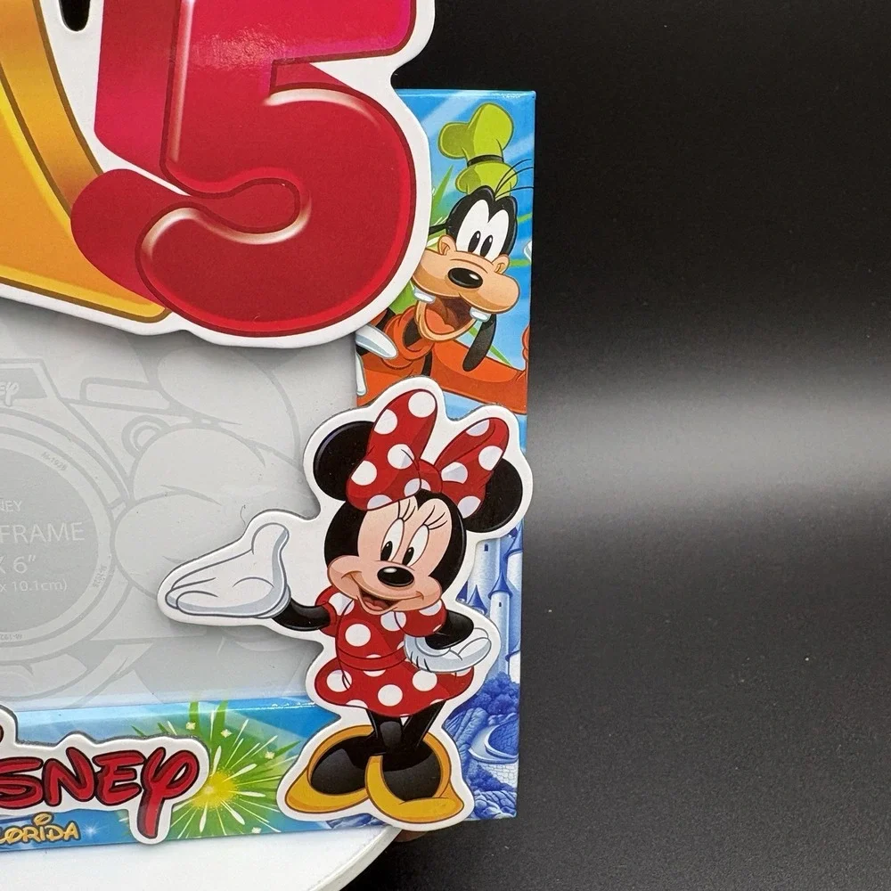 2015 Disney‎ 4x6 Picture Frame Jerry Leigh - Mickey, Goofy, Donald, Minnie